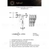 Настенный светильник Aployt Francheska APL.837.01.02 APL.837.01.02 - 2