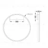 Настенный светильник Maytoni Rim MOD058WL-L35BS4K MOD058WL-L35BS4K - 8