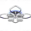 Потолочный светодиодный светильник Ambrella Light Acrylica FA2835 FA2835 - 5