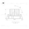 Встраиваемый светодиодный светильник Arlight MS-Forecast-Built-Turn-R102-12W Day4000 033659 033659 - 6