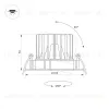 Встраиваемый светодиодный светильник Arlight MS-Forecast-Built-Turn-R102-12W 035452 035452 - 8
