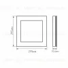 Светодиодная панель Arlight IM-300x300A-12W Warm White 023147(1) 023147(1) - 4