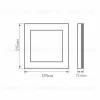 Светодиодная панель Arlight IM-S600x600-40W Warm3000 023146(2) 023146(2) - 7