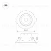Встраиваемый светильник Arlight LTD-Polar-Turn-R105-10W Warm3000 032867 032867 - 6