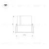 Встраиваемый светильник Arlight MS-Atlas-Built-R72-20W Warm3000 035456 035456 - 7