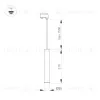 Трековый светильник Arlight LGD-Pipe-Track-Hang-2TR-R50-9W Warm3000 037433 037433 - 4