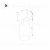 Трековый светильник для магнитного шинопровода Arlight Mag-Spot-45-R85-12W Day4000 033425 033425 - 6