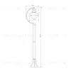 Уличный cветильник Elektrostandard Talli F GL 3002F брауни 4690389106606 a038484 4690389106606 - 3