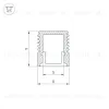 Алюминиевый профиль Arlight SL-Mini-8-3000 Anod 036031 036031 - 3