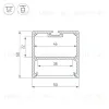 Алюминиевый профиль Arlight SL-Line-5050-3000 Black 036255 036255 - 3
