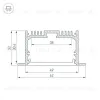 Алюминиевый профиль Arlight ARH-Power-W35-3000 Anod 036136 036136 - 4