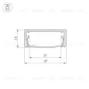Алюминиевый профиль Arlight ARH-Wide-W39-2000 Anod 030982 030982 - 3