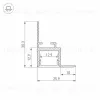 Алюминиевый профиль Arlight ARH-Ceil-S16-2000 Anod 034977 034977 - 3