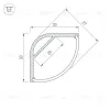 Алюминиевый профиль с экраном Arlight ARH-Kant-H30-2000 Anod+Opal 036771 036771 - 4