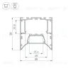 Алюминиевый профиль Arlight ARH-Power-W88-Comfort-2000 Anod 036363 036363 - 4