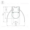 Алюминиевый профиль Arlight ARH-Power-W154-Comfort-2000 Anod 036343 036343 - 3