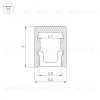 Алюминиевый профиль Arlight ARH-Micro-0507-2000 Anod 036399 036399 - 4