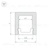 Алюминиевый профиль Arlight ARH-Micro-0607-2000 Anod 036398 036398 - 7