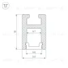 Алюминиевый профиль Arlight ARH-Micro-0610-2000 Anod 036384 036384 - 7