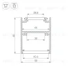 Алюминиевый профиль Arlight SL-ARC-5060-Line-2500 White 032689 032689 - 3
