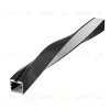 Алюминиевый профиль Arlight SL-ARC-3535-Twist180-500 Black 032685 032685 - 2