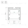 Алюминиевый профиль Arlight SL-ARC-3535-Twist180-500 White 032687 032687 - 3