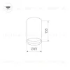 Корпус накладного светильника Arlight SP-Polo-Surface-R65 024221(1) 024221(1) - 9