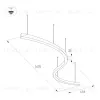 Подвесной светильник Arlight SP-Line-Hang-Arc-S3535-D800-65W Day4000 034050(1) 034050(1) - 2