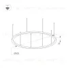Подвесной светильник Arlight SP-Line-Hang-Arc-O3535-D800-65W Warm3000 034004(1) 034004(1) - 2