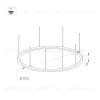 Подвесной светильник Arlight SP-Line-Hang-Arc-O3535-D1500-124W Day4000 034011(1) 034011(1) - 2