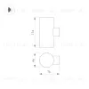 Уличный настенный светильник Arlight KT-Ray-Wall-Twin-R46-2x3W Day4000 034136 034136 - 5