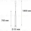 Подвесной светильник Italline IT03-1428 black IT03-1428 black - 7