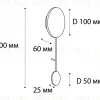 Настенный светильник Italline IT03-1434 black IT03-1434 black - 7