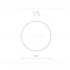 Настенный светильник Nowodvorski Ring Led M 7635 7635 - 3
