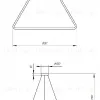 Подвесной светодиодный cветильник Geometria ЭРА Delta SPO-152-B-40K-048 Б0050577 Б0050577 - 3