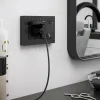 Розетка двойная влагозащищенная с заземлением с защитной крышкой и шторками Werkel черный W1172208 4690389178092 4690389178092 - 2