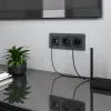 Розетка Werkel TV/RJ-45 6 кат черный матовый W1181308 4690389174483 4690389174483 - 2