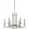 Подвесная люстра Crystal Lux AURELIO SP6 GOLD+CHROME/TRANSPARENT AURELIO SP6 GOLD+CHROME/TRANSPARENT - 1
