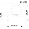 Бра Arte Lamp Alcor A2224AP-1BK A2224AP-1BK - 2