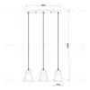 Подвесной светильник Arte Lamp Brussels A8030SP-3WH A8030SP-3WH - 4