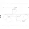 Потолочная люстра Arte Lamp Alcor A2224PL-6BK A2224PL-6BK - 2