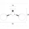 Потолочная люстра Arte Lamp Boston A4485PL-5BK A4485PL-5BK - 3