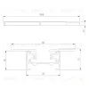 Встраиваемый однофазный шинопровод Elektrostandard Track Rail BK Recessed 4690389178528 a057091 4690389178528 - 7