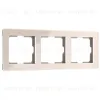 Рамка на 3 поста Werkel Acrylic айвори 4690389186295 W0032743 4690389186295 - 1