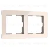 Рамка на 2 поста Werkel Acrylic айвори 4690389186288 W0022743 4690389186288 - 1