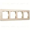 Рамка на 4 поста Werkel Platinum шампань 4690389184529 W0042611 4690389184529 - 1