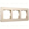 Рамка на 3 поста Werkel Platinum шампань 4690389184499 W0032611 4690389184499 - 1