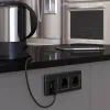 Рамка на 3 поста Werkel Platinum черный алюминий 4690389184482 W0032608 4690389184482 - 5