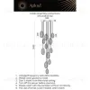 Подвесная люстра Aployt Yulali APL.048.03.102 APL.048.03.102 - 14