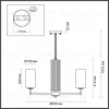 Подвесная люстра Odeon Light Kasali 4990/6 4990/6 - 5